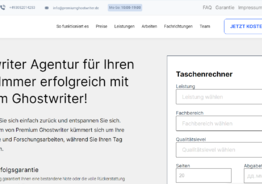 Das Team von Premium Ghostwriter kümmert sich um Ihre Aufsätze und Forschungsarbeiten